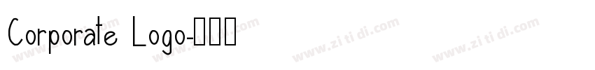 Corporate Logo字体转换